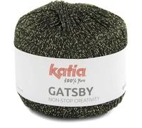 Lanas Katia Gatsby Ovillo de Color Verde Oro Cod.58