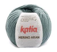 Lanas Katia Merino Aran Ovillo de Color Aguamarina Cod. 65