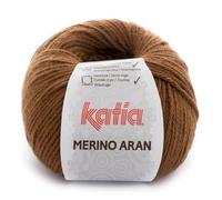 Lanas Katia Merino Aran Ovillo de Color Avellana Cod. 37
