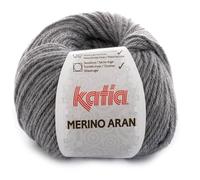 MERINO ARAN de Lanas Katia. Ovillo de color gris Cod. 69