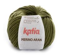 Lanas Katia Merino Aran Ovillo de Color Verde Cod. 70