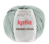 Lanas Katia Merino Aran Ovillo de Color verdemar Cod. 91