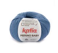 Lanas Katia Merino Baby Ovillo de Color azafata Cod. 44