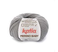 Lanas Katia Merino Baby Ovillo de Color Palo Cod. 69