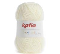 Lanas Katia PEQUES Ovillo de Color Amarillo Cod. 84907