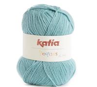 Lanas Katia PEQUES Ovillo de Color Azulado Cod. 84948