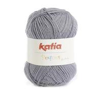 Lanas Katia PEQUES Ovillo de Color Gris Cod. 84937