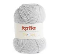 Lanas Katia PEQUES Ovillo de Color Plata Cod. 84918