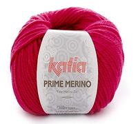 Lanas Katia Prime Merino Ovillo de Color Fucsia Cod. 17