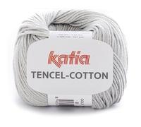 Lanas Katia Tencel-Cotton Ovillo de Color Plata Cod. 8