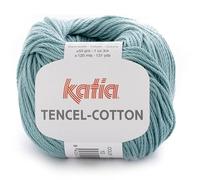 Lanas Katia Tencel-Cotton Ovillo de Color verdemar Cod. 10