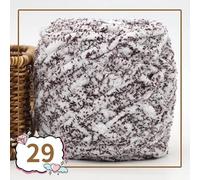 Lanas para Crochet,Hilo Crochet 2 piezas de 100 g hilo terciopelo colorido for tejer a mano, chenilla for crochet, grueso for hacer pantuflas, bolsas, mantas amigurumi(29)