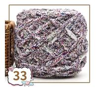 Lanas para Crochet,Hilo Crochet 2 piezas de 100 g hilo terciopelo colorido for tejer a mano, chenilla for crochet, grueso for hacer pantuflas, bolsas, mantas amigurumi(33)