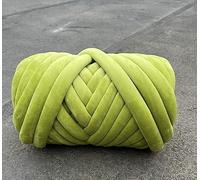 Lanas para Crochet,Hilo Crochet Hilo de terciopelo grueso y voluminoso 0,5 kg/1 kg diámetro 3 cm grosor for tejer a mano, cestas, mantas, alfombras, hilo gigante for bricolaje(0.5KG-Lemon)