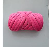 Lanas para Crochet,Hilo Crochet Hilo de terciopelo grueso y voluminoso 0,5 kg/1 kg diámetro 3 cm grosor for tejer a mano, cestas, mantas, alfombras, hilo gigante for bricolaje(1KG-Rose)