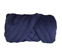 Lanas para Crochet,Hilo Crochet Hilo de terciopelo grueso y voluminoso 0,5 kg/1 kg diámetro 3 cm grosor for tejer a mano, cestas, mantas, alfombras, hilo gigante for bricolaje(0.5KG-Navy)