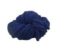 Lanas para crochet Hilos de chenilla Multicolor 500g for tejer y manta ganchillo, cojín, línea gruesa, hilo cálido, bufanda para manualidades agujas(Blue)
