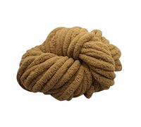 Lanas para crochet Hilos de chenilla Multicolor 500g for tejer y manta ganchillo, cojín, línea gruesa, hilo cálido, bufanda para manualidades agujas(Khaki)