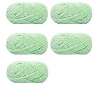 lanas para tejer 5 madejas de 100 g hilo terciopelo suave for tejer a dos agujas o a ganchillo, ideal for suéteres, bufandas y mantas(Color30)