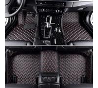 LANAZU Alfombrillas para Auto Personalizadas para Audi S4 B9 Limousine 2018-2020, Bordes Altos Antideslizantes Alfombrillas Fácil Limpiar,Black Red/C