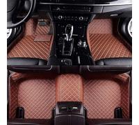 LANAZU Alfombrillas para Auto Personalizadas para Benz GLK X204 2008 2009 2010 2011 2012 2013 2014 2015, Bordes Altos Antideslizantes Alfombrillas Fácil Limpiar,Brown/E