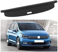 LANAZU Cubierta de Carga Retráctil, para VW TOURAN 2016-2020 Trasero Trunk Estante Paquetes Tronco Carga Seguridad Estante Maletero Partición Cortina