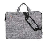 lanbao881 - Funda portátil de fieltro con asa para portátil Asus/Acer / Dell/HP / Lenovo/Toshiba - Gris oscuro + regalo (lector de tarjetas) BCP3FT@TZZZZZ