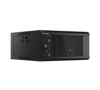 LANBERG 19" 4U 570X600 RACK CIERRE RÁPIDO (NEGRO, PACK PLANO) WFFA-540
