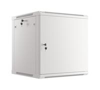Lanberg Armario mural 19'' 12U 600x600 con puertas de acero gris en kit