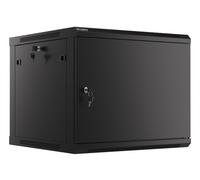 LANBERG 19" 9U 600X600 RACK PUERTA METAL, NEGRO (PAQUETE PLANO) WF01-6609-00B