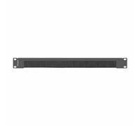 Lanberg 19'' Brush Panel 1U AK-1103-B Black