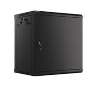 ARMARIO LANBERG MURAL RACK 19" 12U/600X450 FLAT PACK AUTOENSA NEGRO PTA METALICA