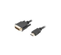 LANBERG 3m/s1x HDMI (A) 1x DVI-D - CA-HDDV-10CC-0030-BK