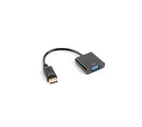 ADAPTADOR LANBERG DISPLAYPORT 1.1 A VGA 20CM NEGRO