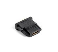 Lanberg ad-0013-bk cambiador de género para cable hdmi dvi-d 18+1 sin