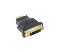 Lanberg ad-0014-bk cambiador de género para cable hdmi dvi-d (f) (24
