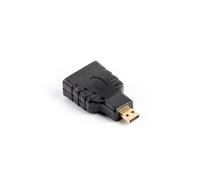 Lanberg ad-0015-bk cambiador de género para cable hdmi micro hdmi neg