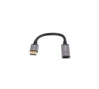 ADAPTADOR LANBERG 4K DISPLAYPORT MACHO/HDMI HEMBRA 20CM