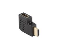 Lanberg Adaptador HDMI S5629445 4K macho a hembra ángulo izquierdo negro