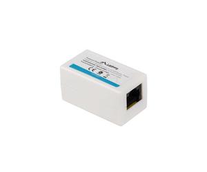 Lanberg ad-rj45-rj45-ou5 cambiador de género para cable rj-45 blanco