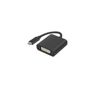 Adaptador usb lanberg usb tipo c macho 3.1 a dvi - i hembra (24+5) dual link 15cm negro