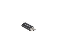 Lanberg - AD-UC-UM-01 cable gender changer Micro-USB 2.0 Type B USB 2.0 Type C Negro