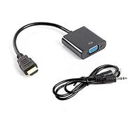 ADAPTADOR LANBERG HDMI MACHO/VGA HEMBRA+MINIJACK 3.5MM HEMBRA 20CM