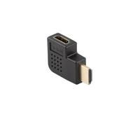 Lanberg Adaptador HDMI S5629445 4K macho a hembra ángulo izquierdo negro