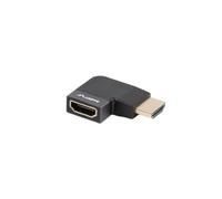 ADAPTADOR 8K LANBERG HDMI(M) A HDMI(H) ANGULO DERECHA ALUMINIO PLATA