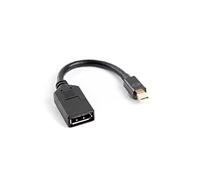 LANBERG Adaptador Mini DISPLAYPORT Macho A DISPLAYPORT Hembra AD-0003-BK RESOLUC