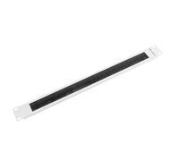 Lanberg Panel pasacables AK-1101-S con cepillo 1U para racks 19" Gris