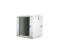 Lanberg Rack mural doble 19'' en kit 12U 600x600 mm Gris