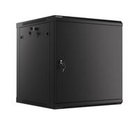 lanberg Armario Mural Rack 19" 12U/600X600 Flat Pack AUTOENSA Negro PTA Metalica