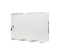Lanberg Armario para Rack, 19", Montaje en Pared, 4U+3U/540X200, Perfil bajo, Gris (montado)